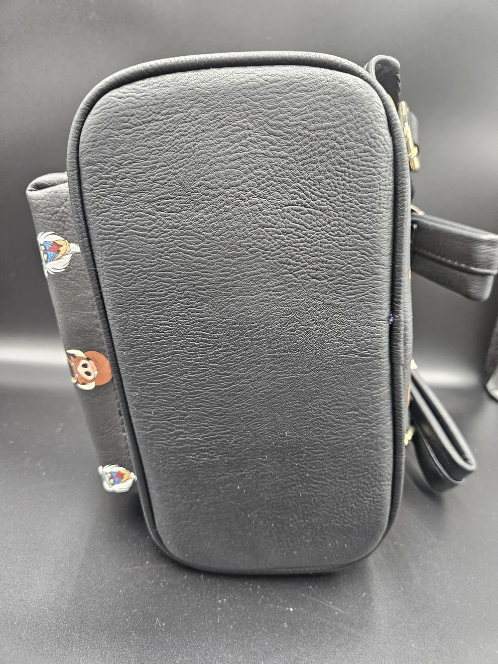 Disney Loungefly Lion King Mini Backpack Simba Timon Pumbaa NWT Black